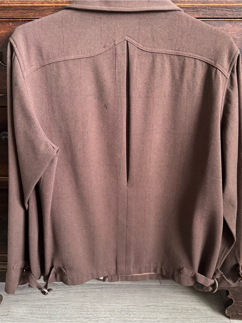 Pendleton Brown Zip-Front Jacket - Picture 3 of 5